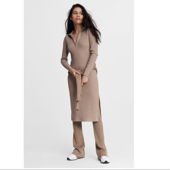 Rag & Bone Laila Zip Midi Dress. - Picture 1 of 10
